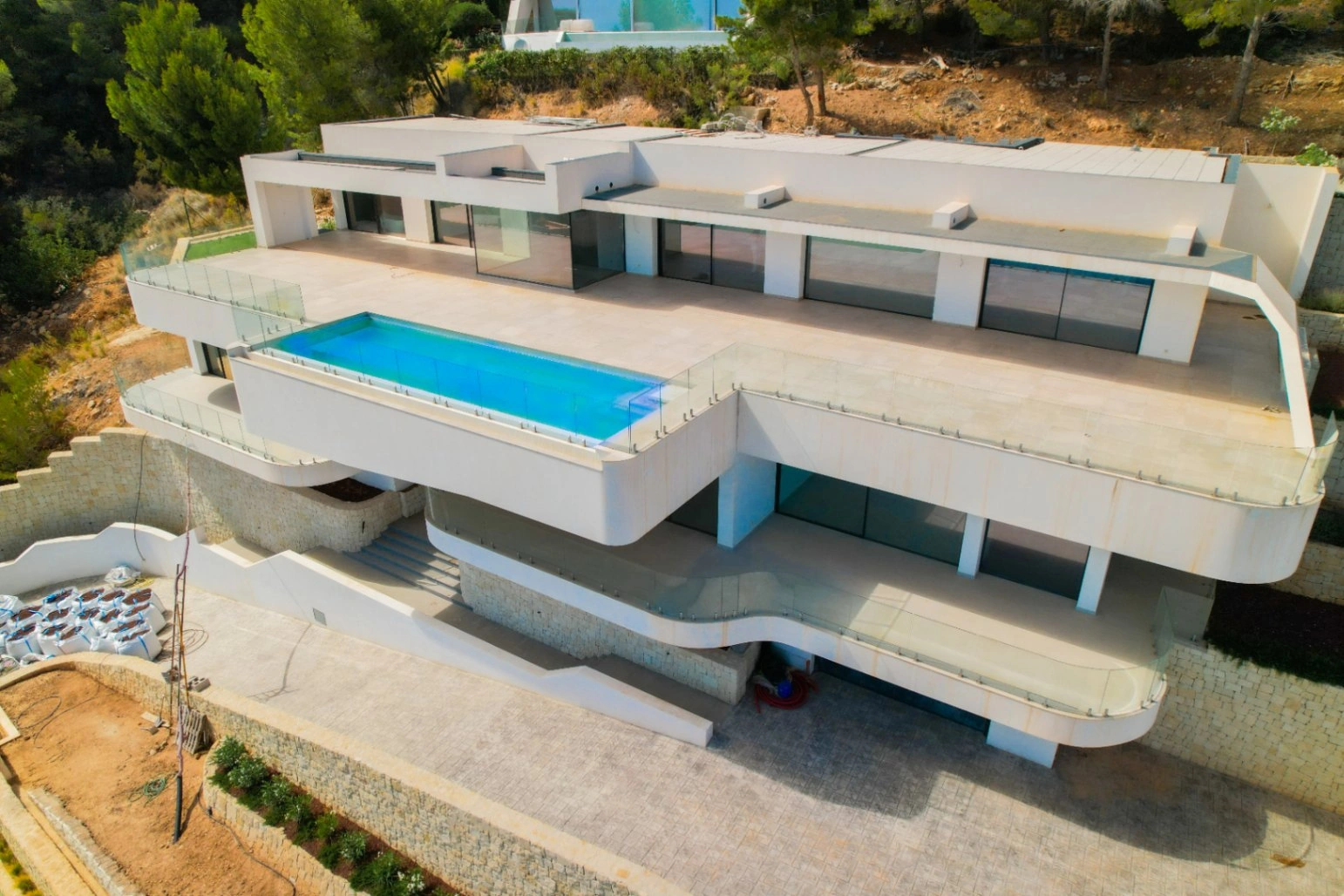 Newly built modern villa with stunning sea views for sale in Altea Hills.
