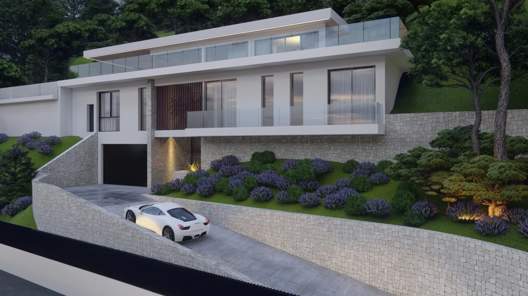 Newly built modern villa for sale in Altea la Vella