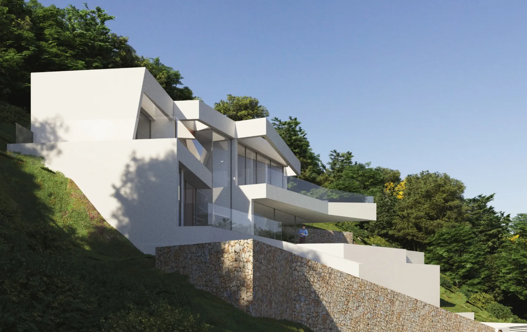 Vila modernă nou-construită de vânzare în Altea Hills