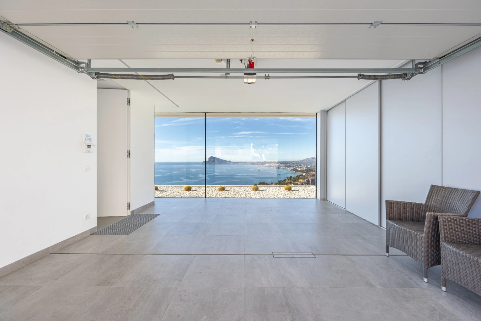 Modern villa with sea views for sale in Altea