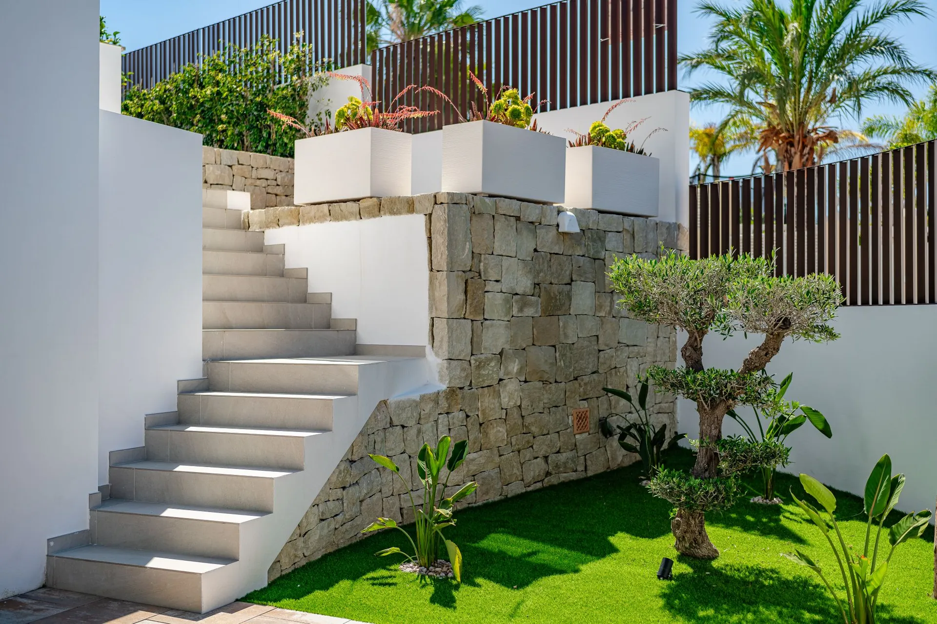 Luxury villa inspired by Ibiza with sea views and a rooftop oasis for sale in Calpe.