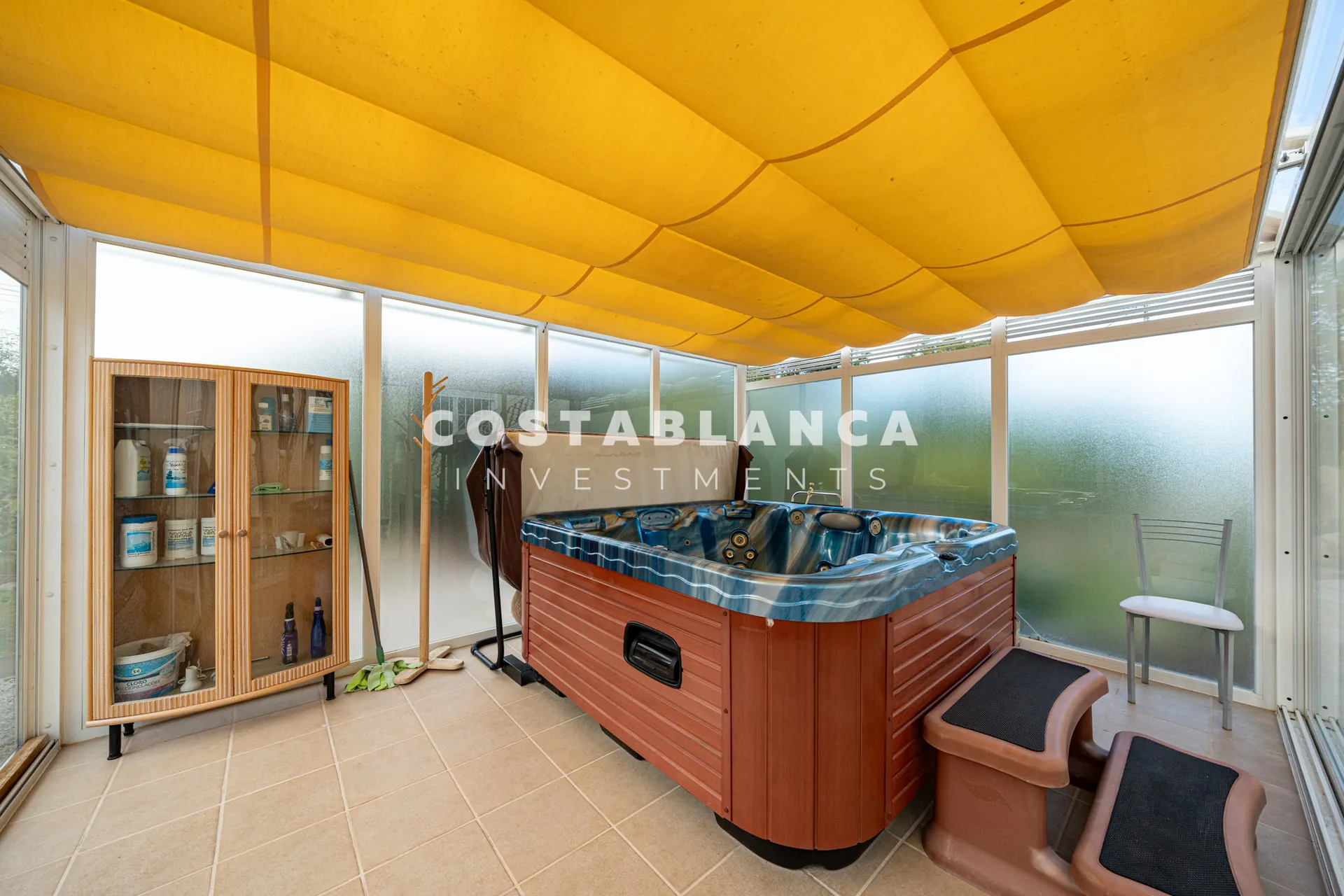 Single Floor Villa with Pool and Solar Panels in Quiet Area of L’Albir