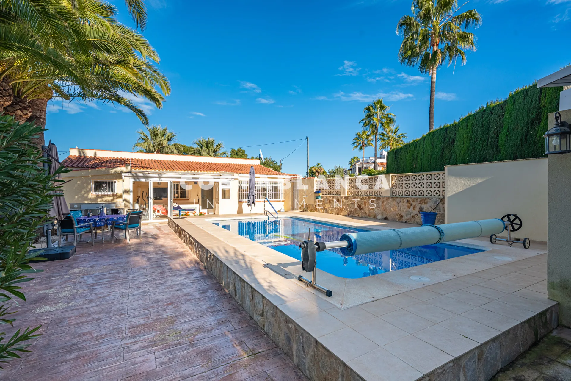 Single Floor Villa with Pool and Solar Panels in Quiet Area of L’Albir