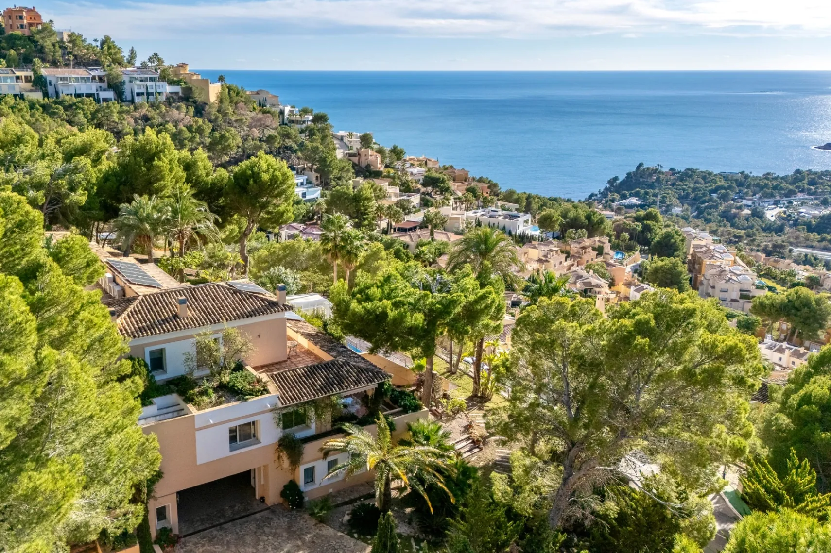 Villa for sale in Altea with the best location in the hills of Altea.