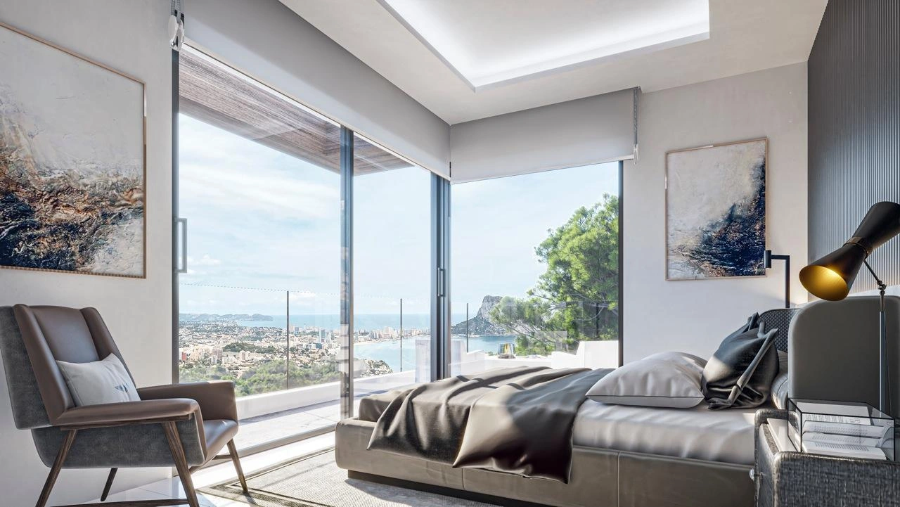Luxury Contemporary Project Villa With Panoramic Sea Views For Sale In Coastal City Calpe