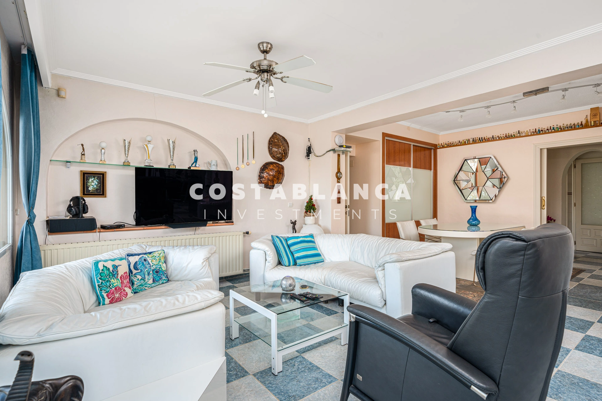 Single Floor Villa with Pool and Solar Panels in Quiet Area of L’Albir