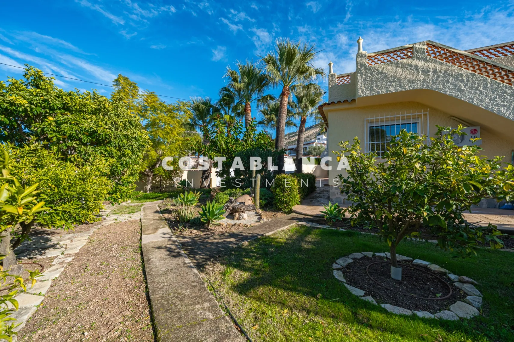 Single Floor Villa with Pool and Solar Panels in Quiet Area of L’Albir