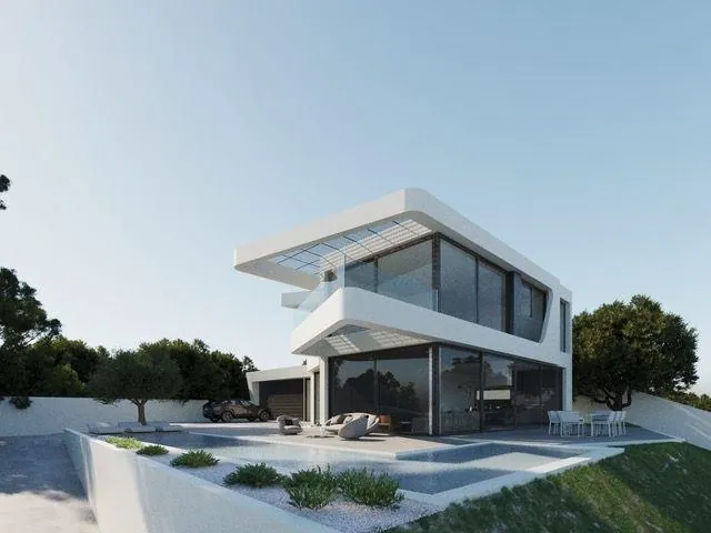 Luxury villa with modern design for sale in Altea la Vella.