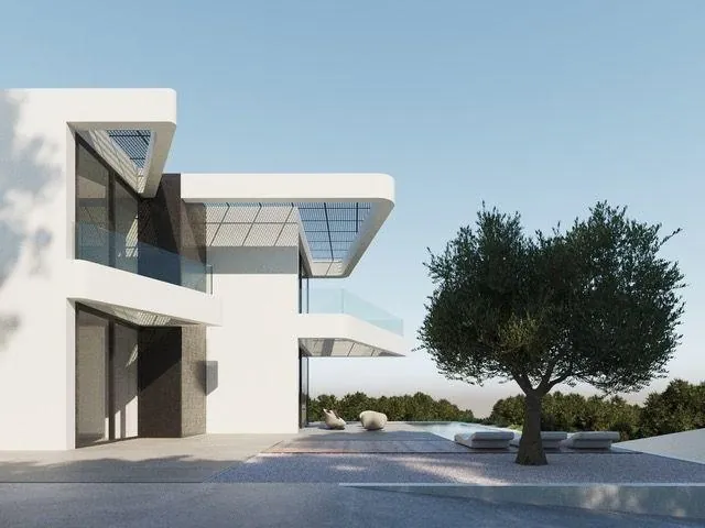Luxury villa with modern design for sale in Altea la Vella.