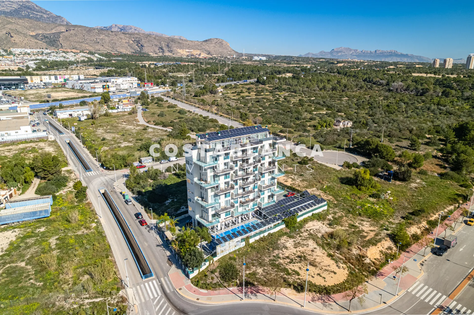 Full Modern Apartment Building 10 Minutes from the Beach for Sale in Finestrat