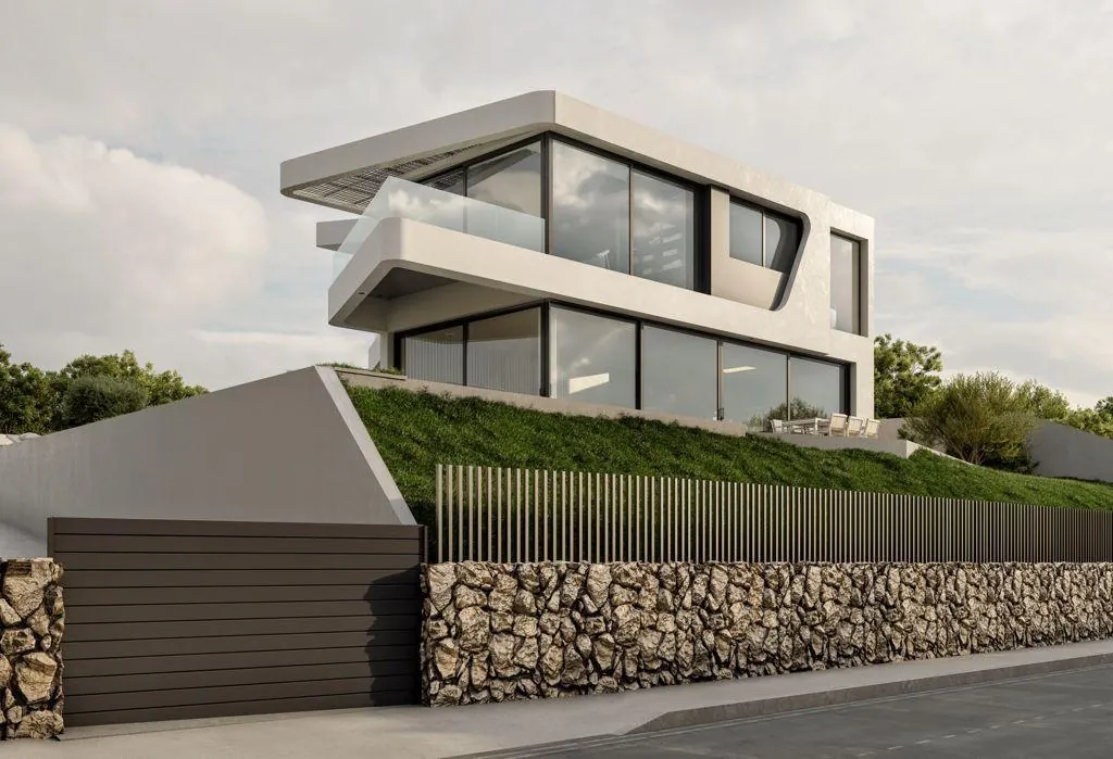 Luxury villa with modern design for sale in Altea la Vella.