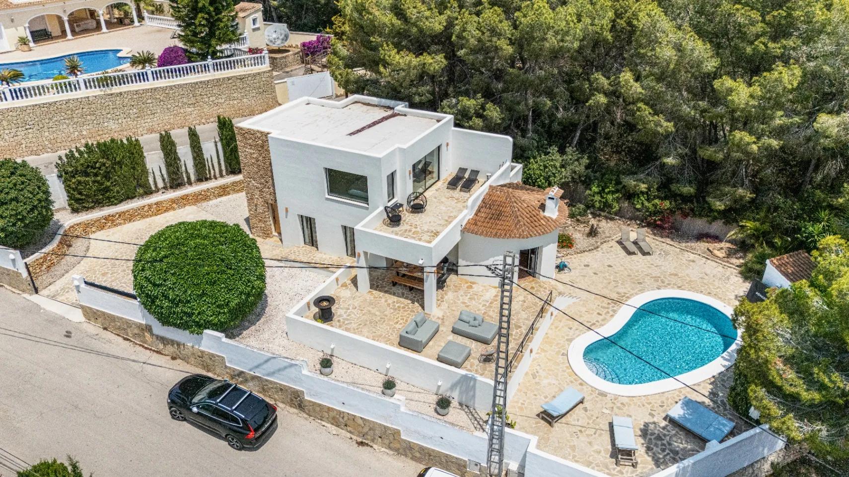 Vila de vânzare în Moraira, la scurtă distanță de plajă.