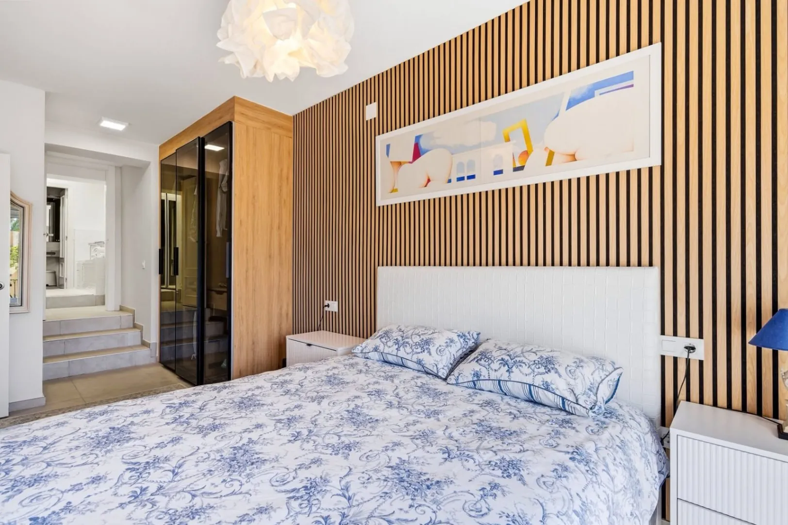 Elegant townhouse with panoramic sea views and dual terraces for sale in Altea Hills.