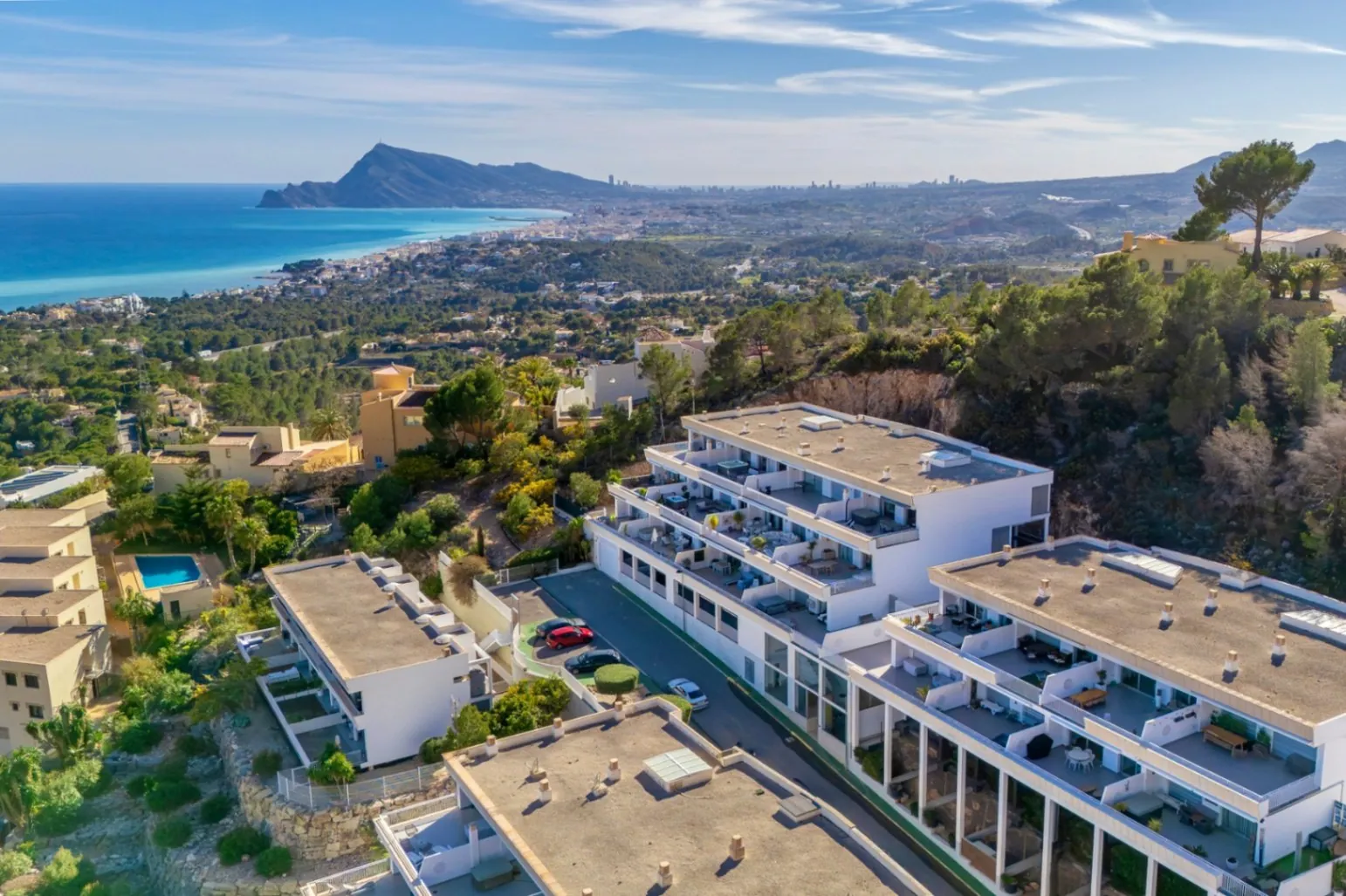 Atic exclusiv orientat spre sud-est de vânzare în Altea
