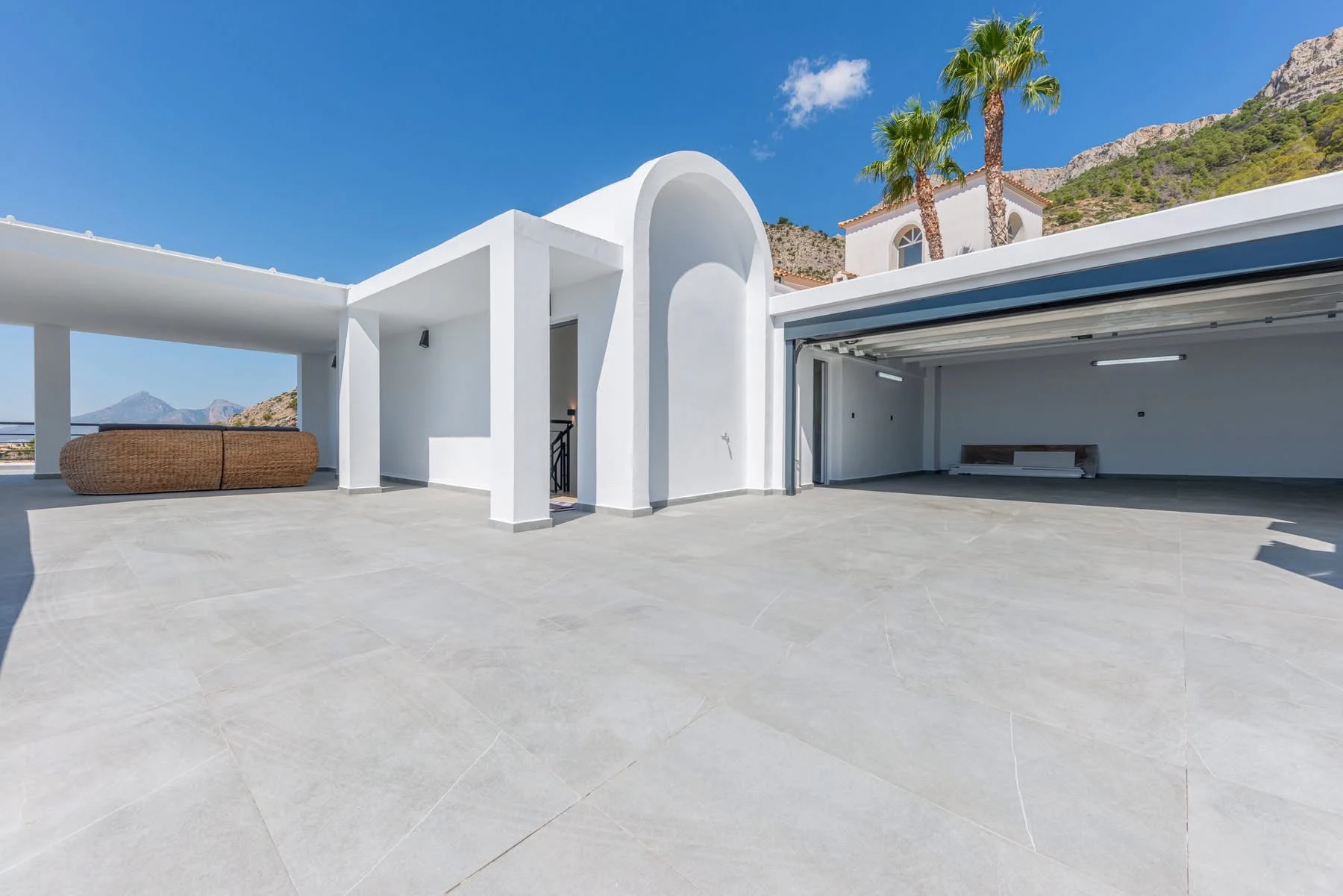 Designer villa with endless views of the Costa Blanca for sale in Altea Hills.