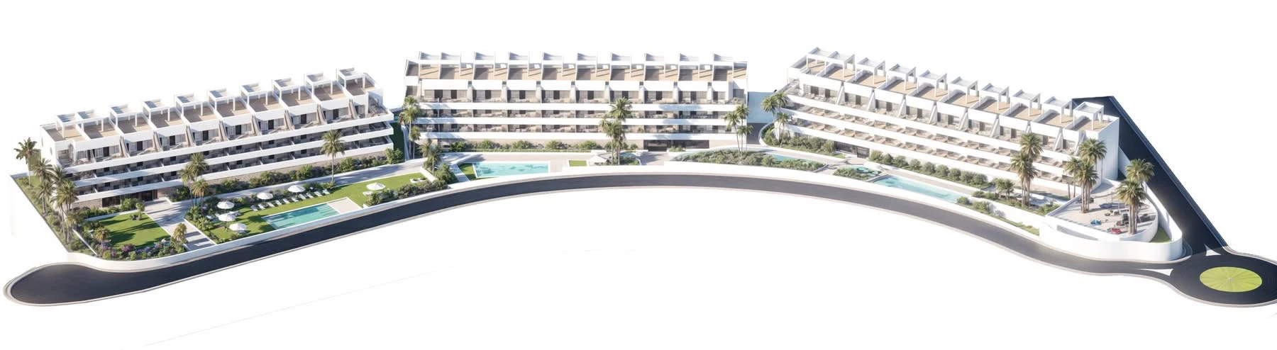 Apartamente noi exclusive cu vedere la mare și către Benidorm de vânzare în Finestrat - Decembrie 2027