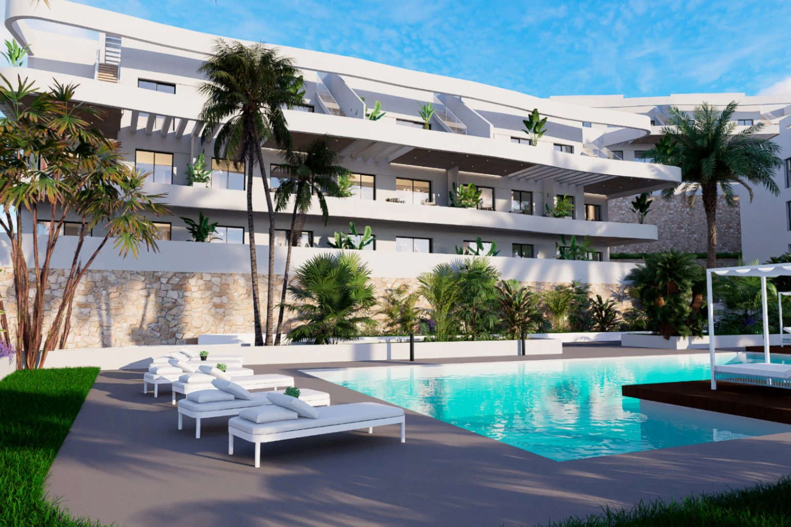 Penthouse cu 2 dormitoare și solariu deasupra, lângă Golf, de vânzare în Finestrat, Benidorm - Mai 2028