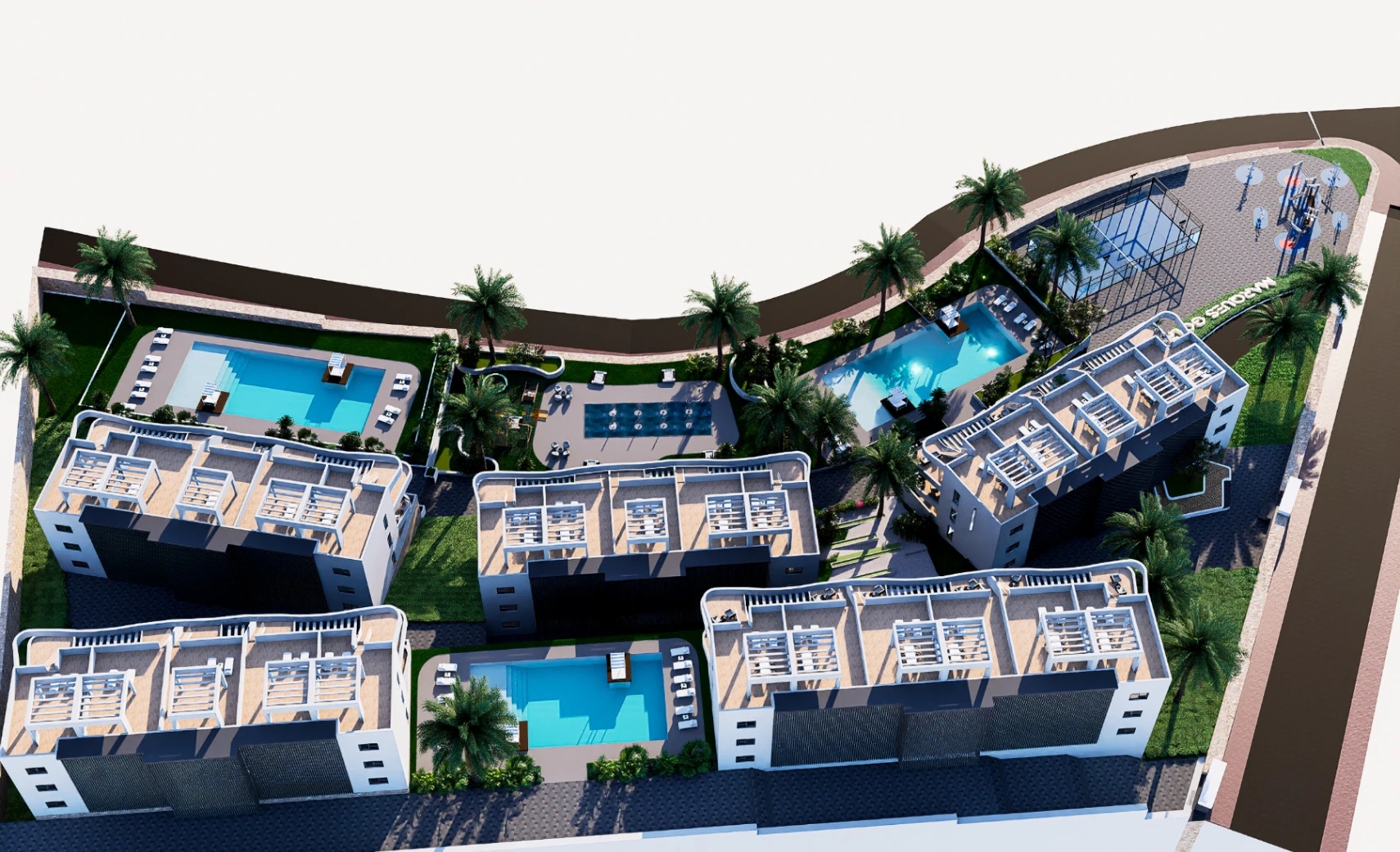 Apartament modern nou de vânzare în Finestrat cu vedere la mare.