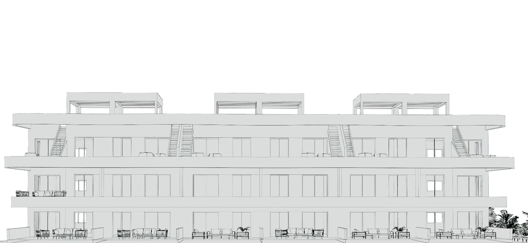 Apartament modern nou de vânzare în Finestrat cu vedere la mare.