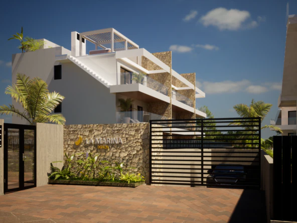 New penthouse with a 73 m² solarium for sale in Finestrat / Benidorm Costa Blanca.