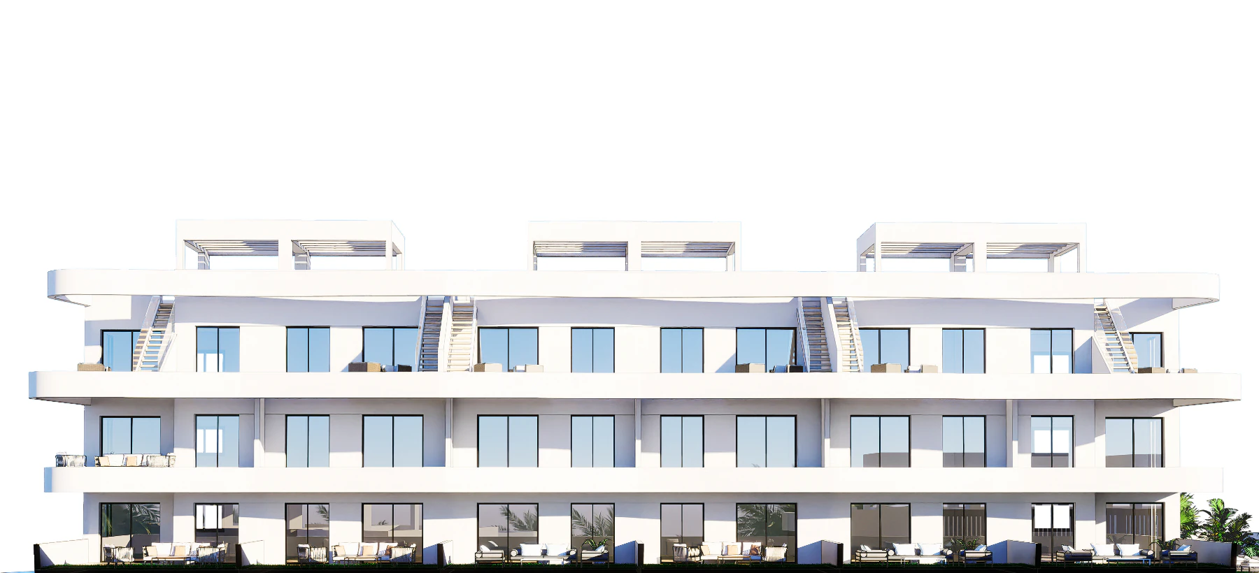 Apartament modern nou de vânzare în Finestrat cu vedere la mare.