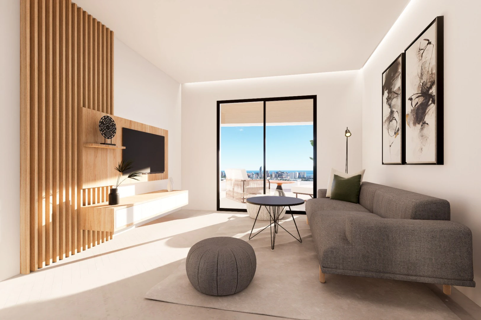 Penthouse cu 2 dormitoare și solariu deasupra, lângă Golf, de vânzare în Finestrat, Benidorm - Mai 2028