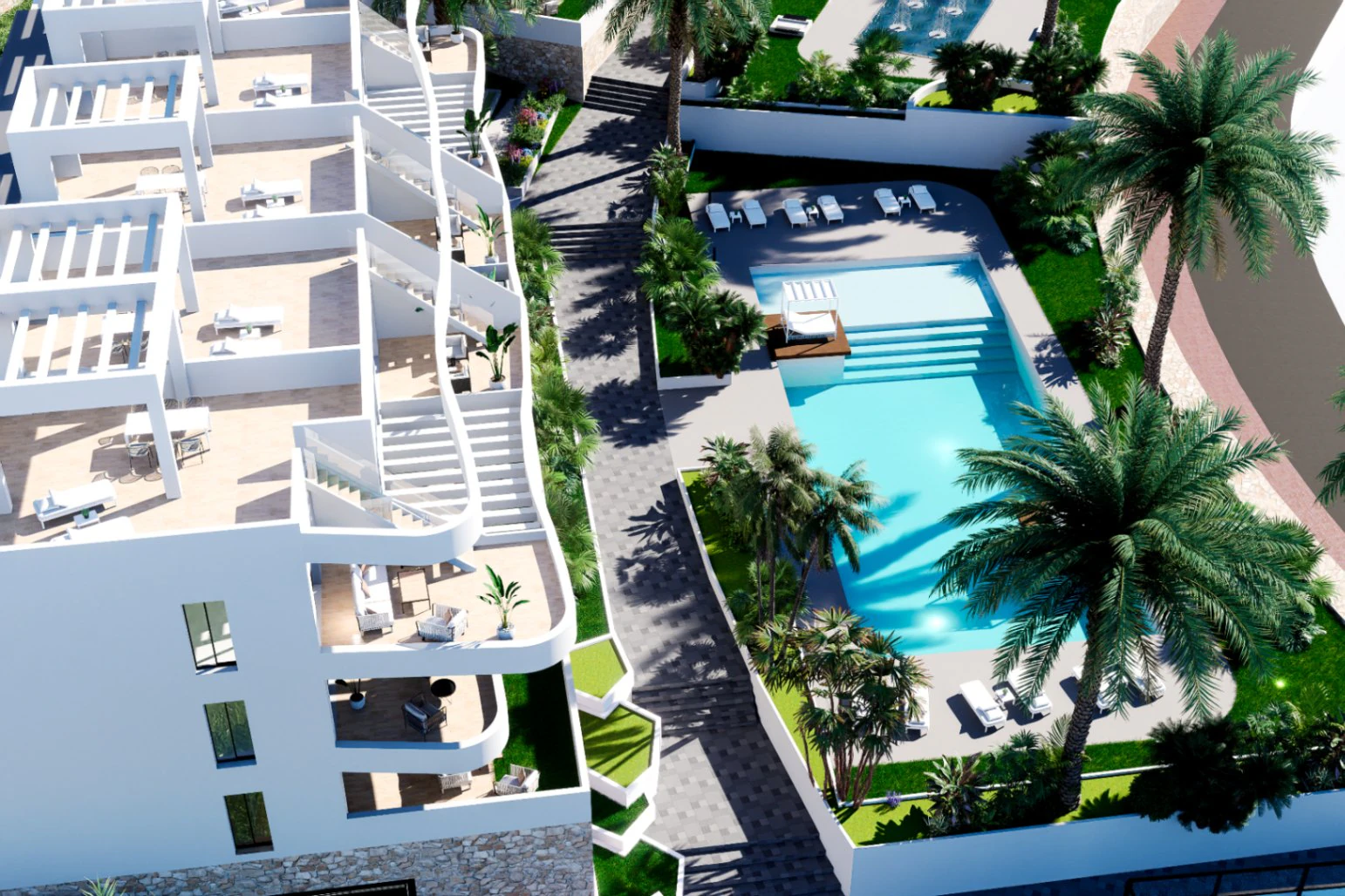 Penthouse cu 2 dormitoare și solariu deasupra, lângă Golf, de vânzare în Finestrat, Benidorm - Mai 2028