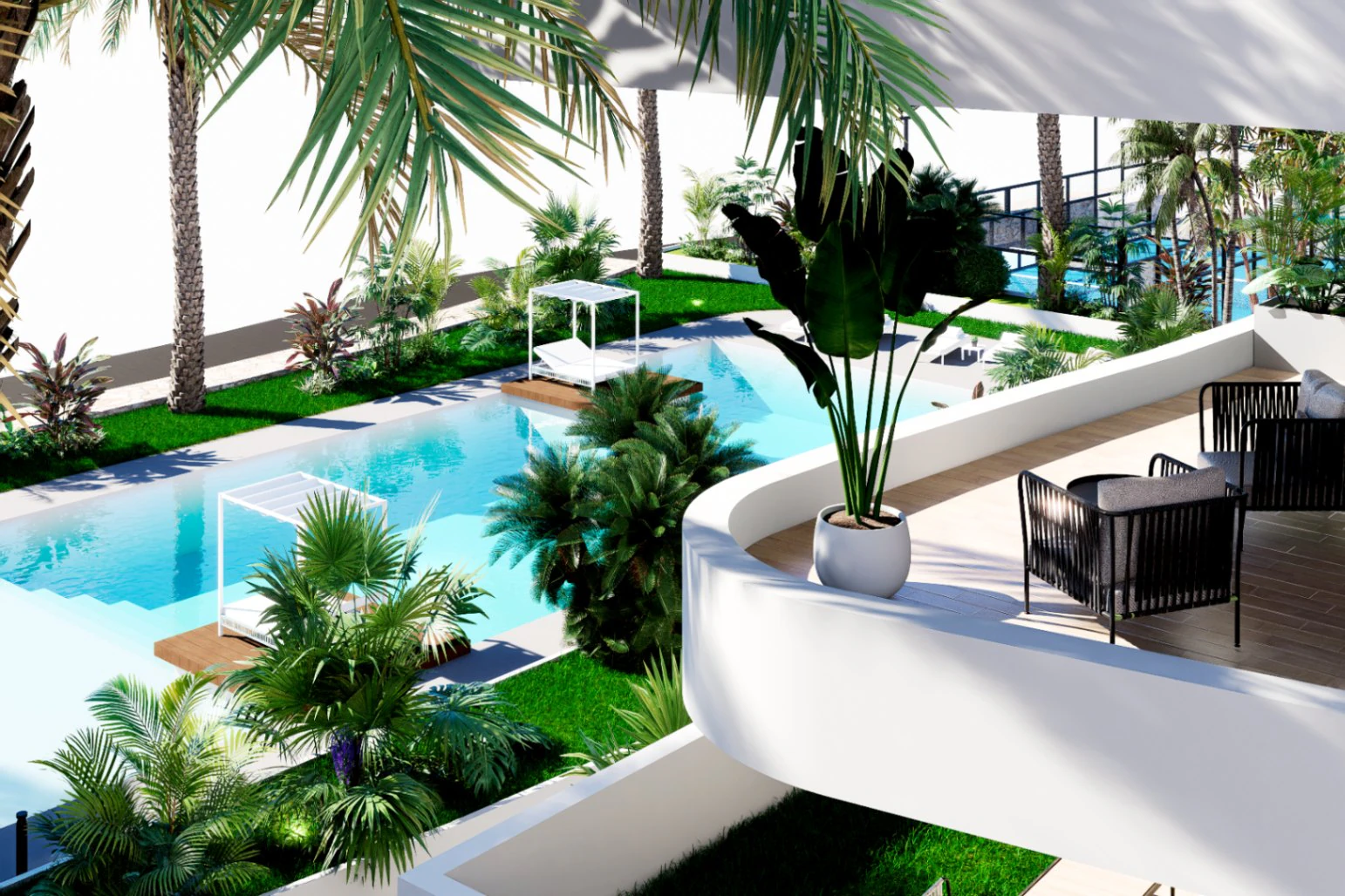 Penthouse cu 2 dormitoare și solariu deasupra, lângă Golf, de vânzare în Finestrat, Benidorm - Mai 2028