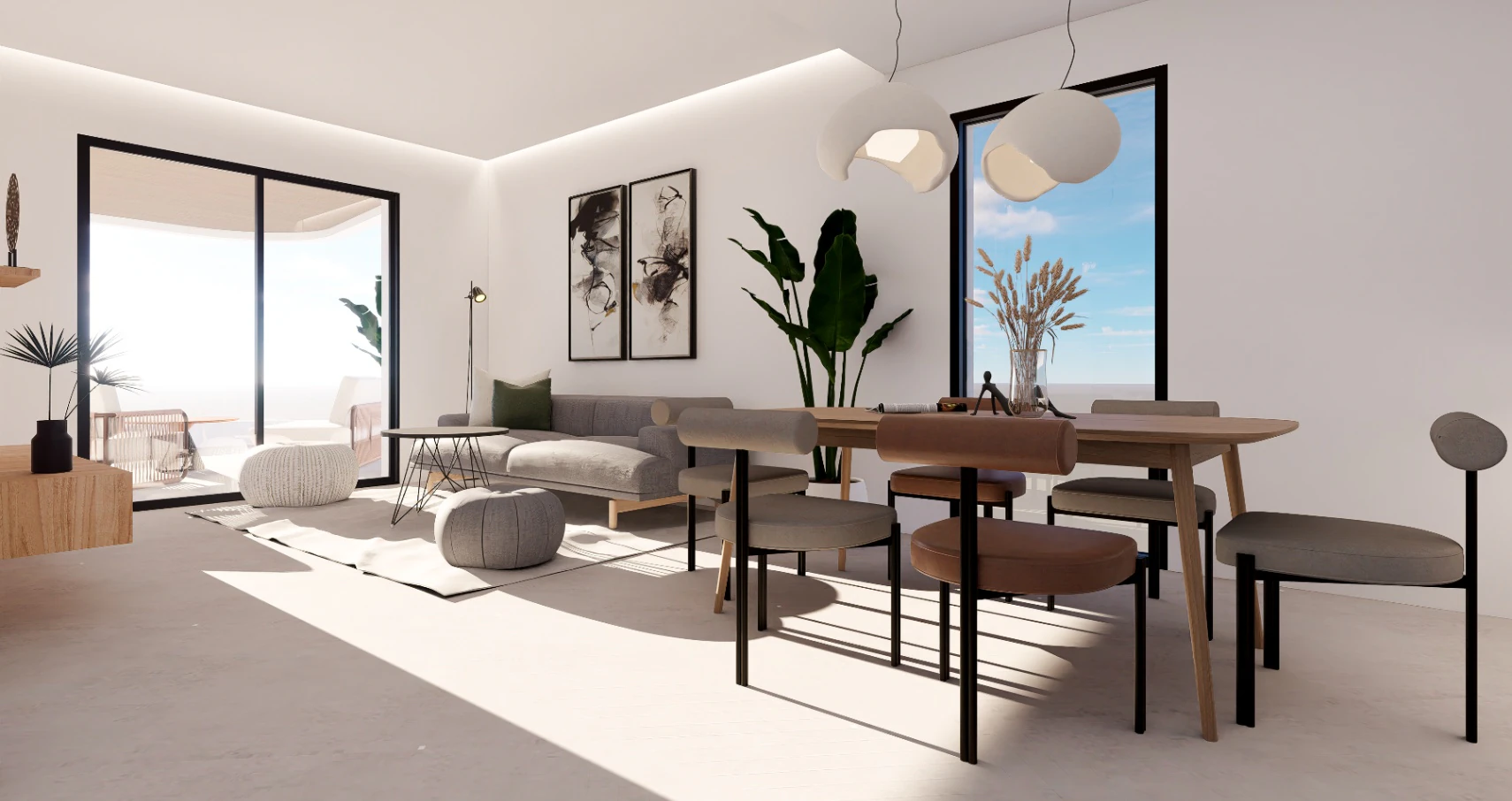 Penthouse cu 2 dormitoare și solariu deasupra, lângă Golf, de vânzare în Finestrat, Benidorm - Mai 2028