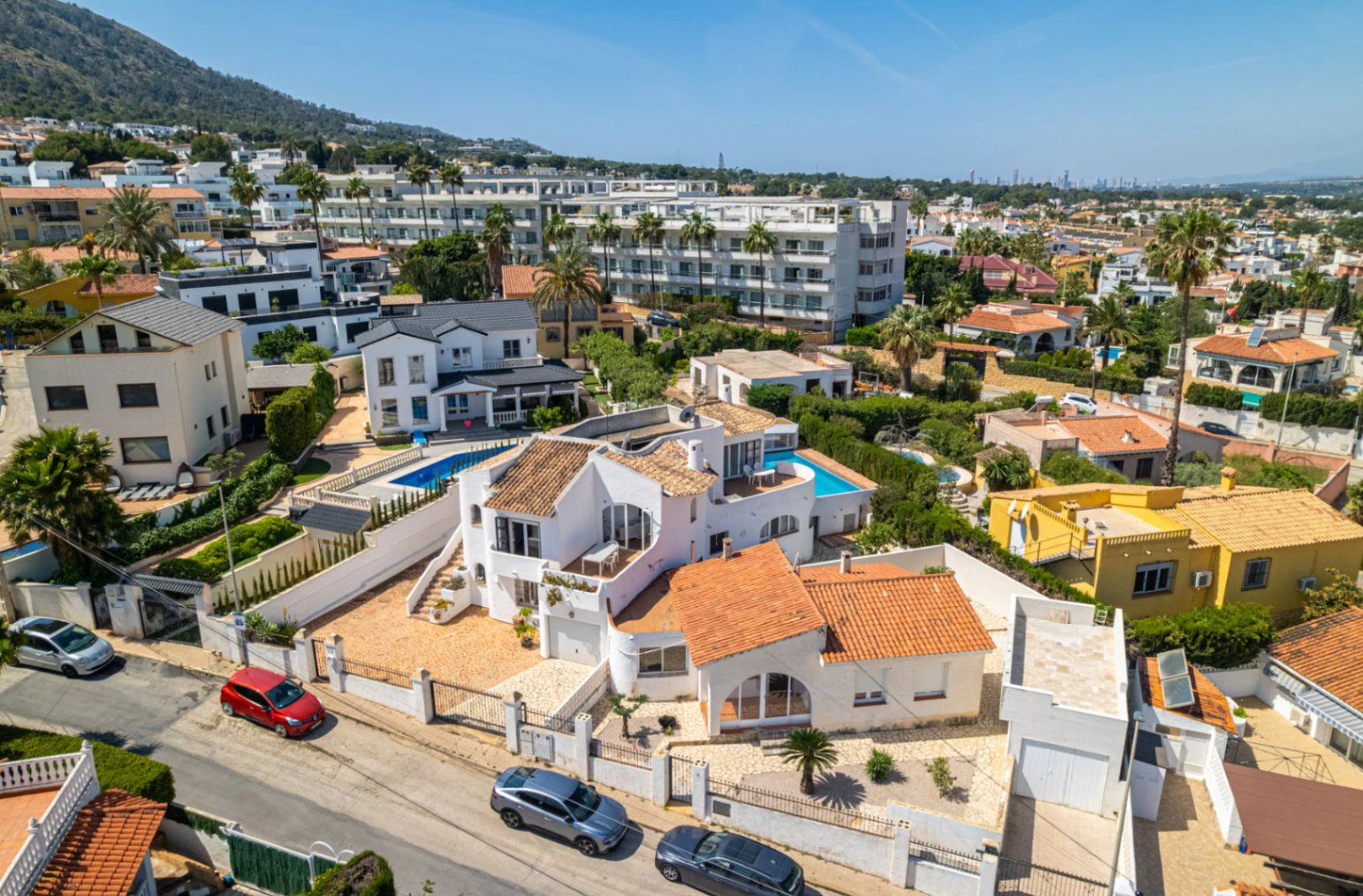Vila mediteraneană tradițională cu vedere la mare de vânzare în L'Albir
