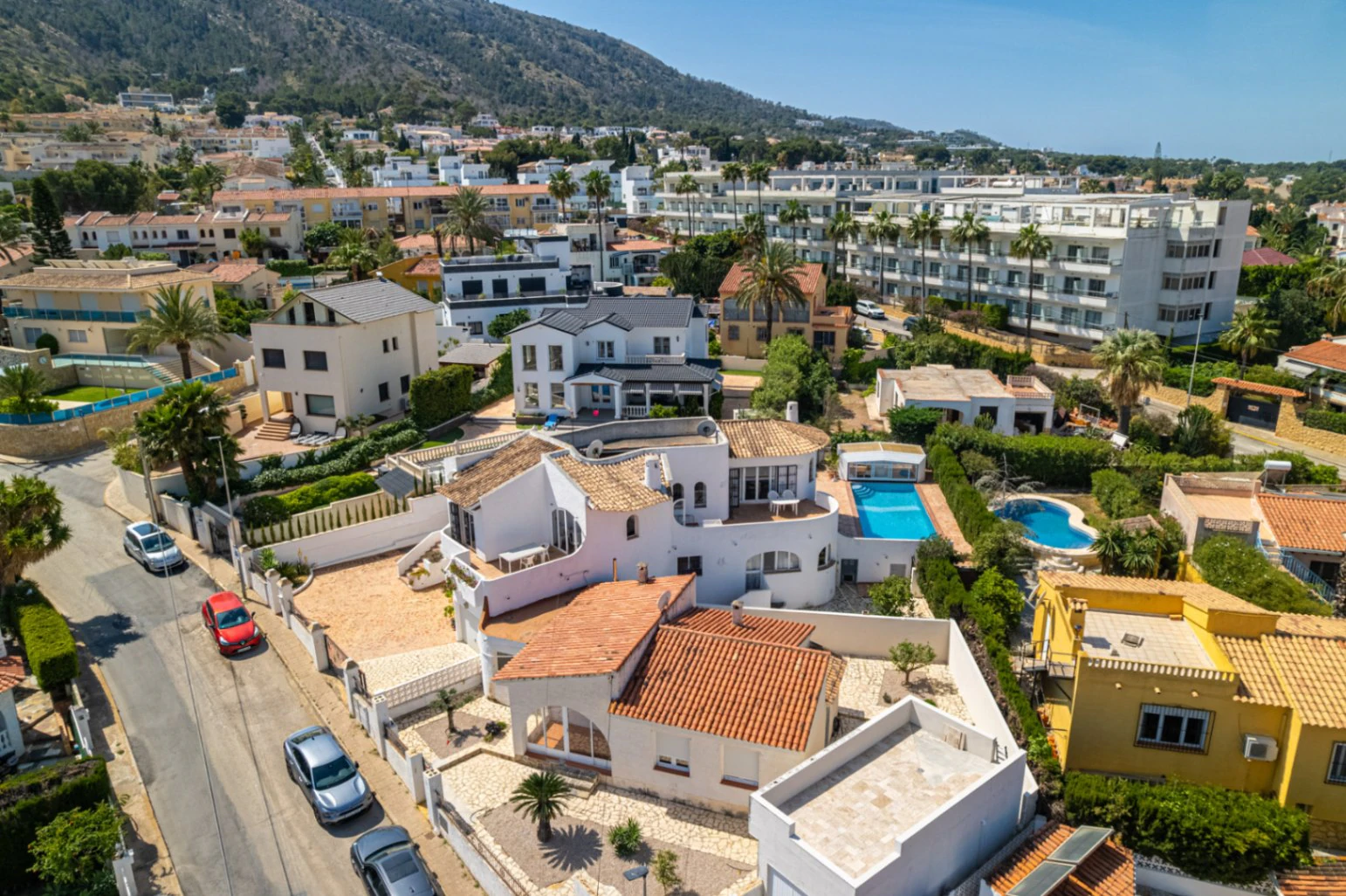 Vila mediteraneană tradițională cu vedere la mare de vânzare în L'Albir