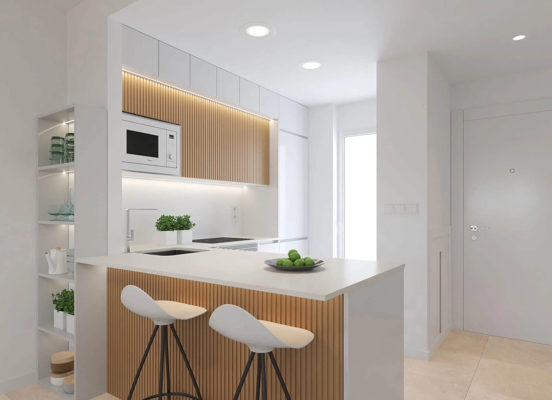 Apartament în construcție pe prima linie a plajei de vânzare în Villajoyosa - Octombrie 2027