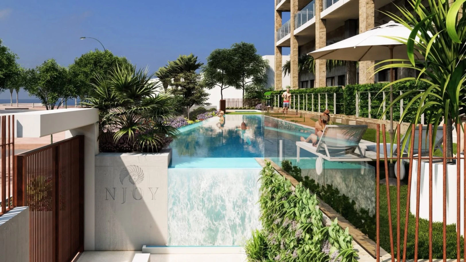 Apartament cu 2 dormitoare în construcție, situat la prima linie a plajei, de vânzare în Villajoyosa - Octombrie 2027