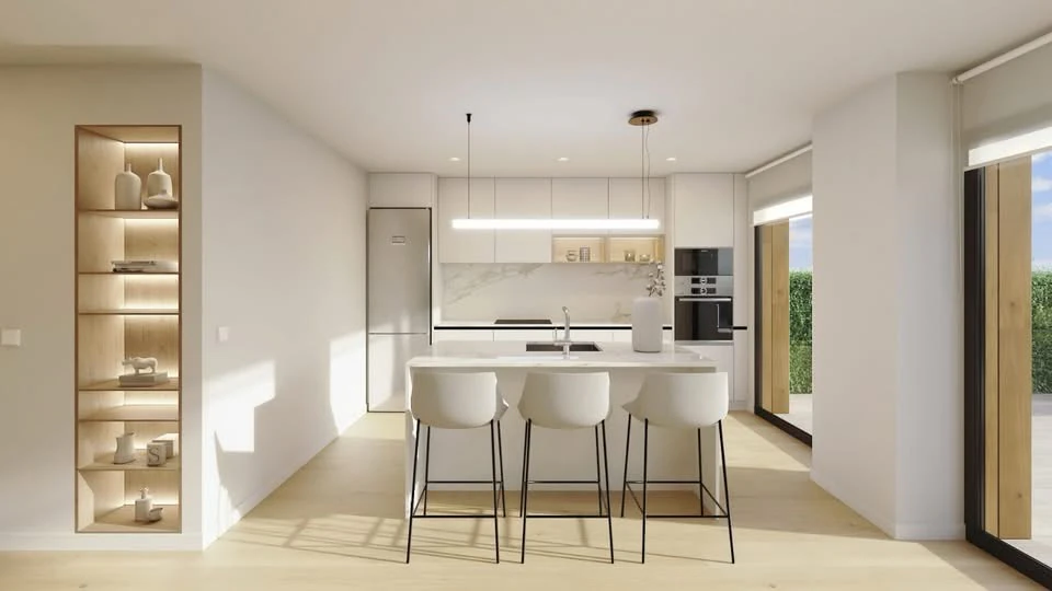Apartament modern cu 3 dormitoare și grădină de vânzare în La Nucía - Finalizare 1T 2028
