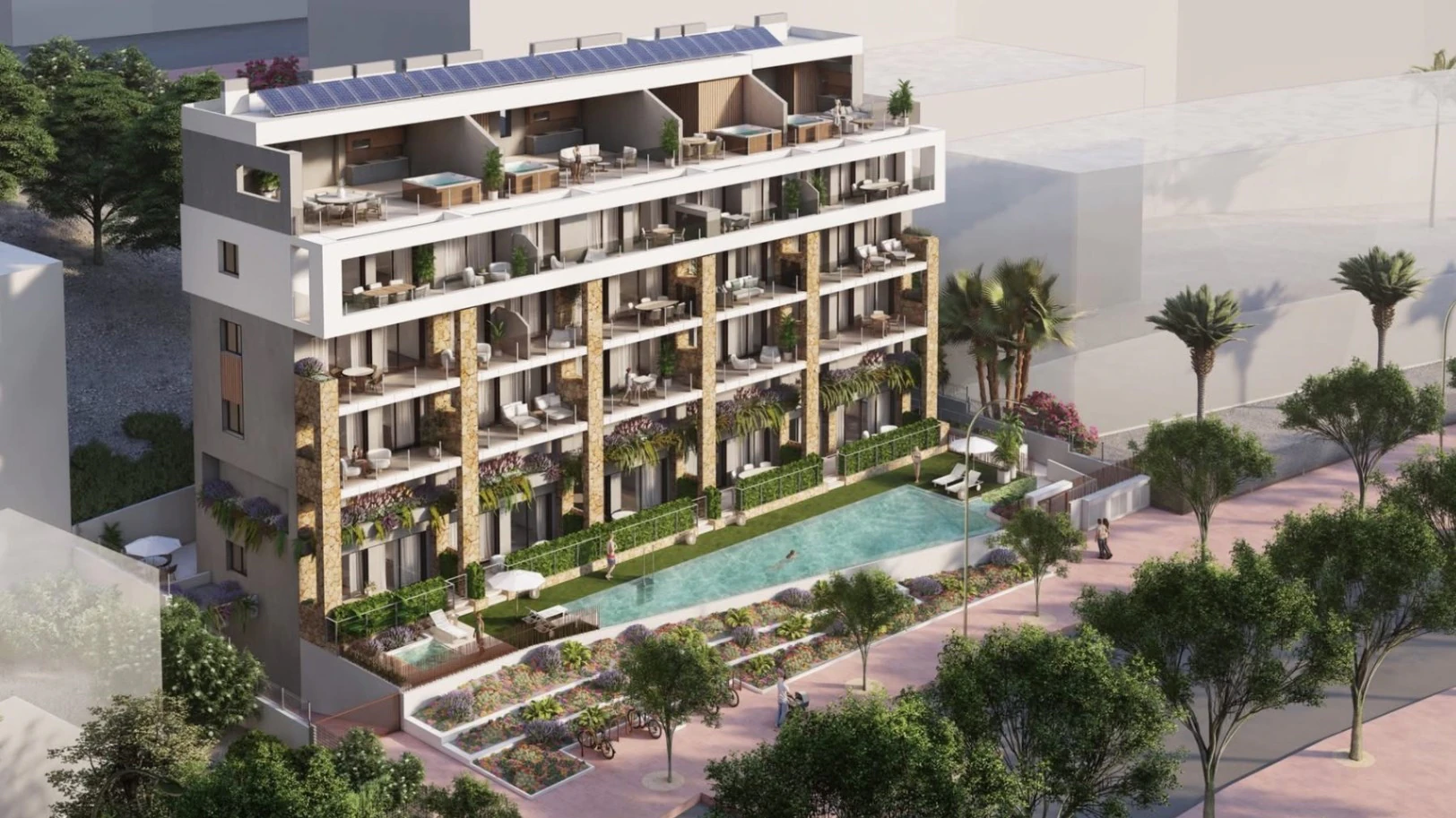 Apartament în construcție pe prima linie a plajei de vânzare în Villajoyosa - Octombrie 2027