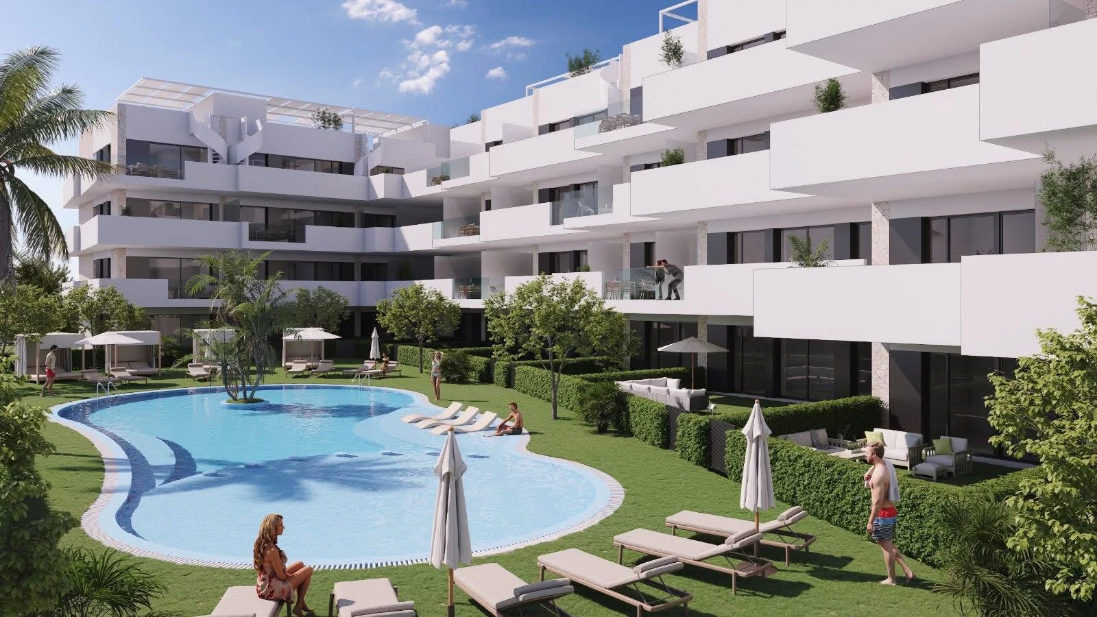 Apartament nou cu grădină privată de vânzare în La Nucía – orașul sportului și al stilului de viață mediteranean