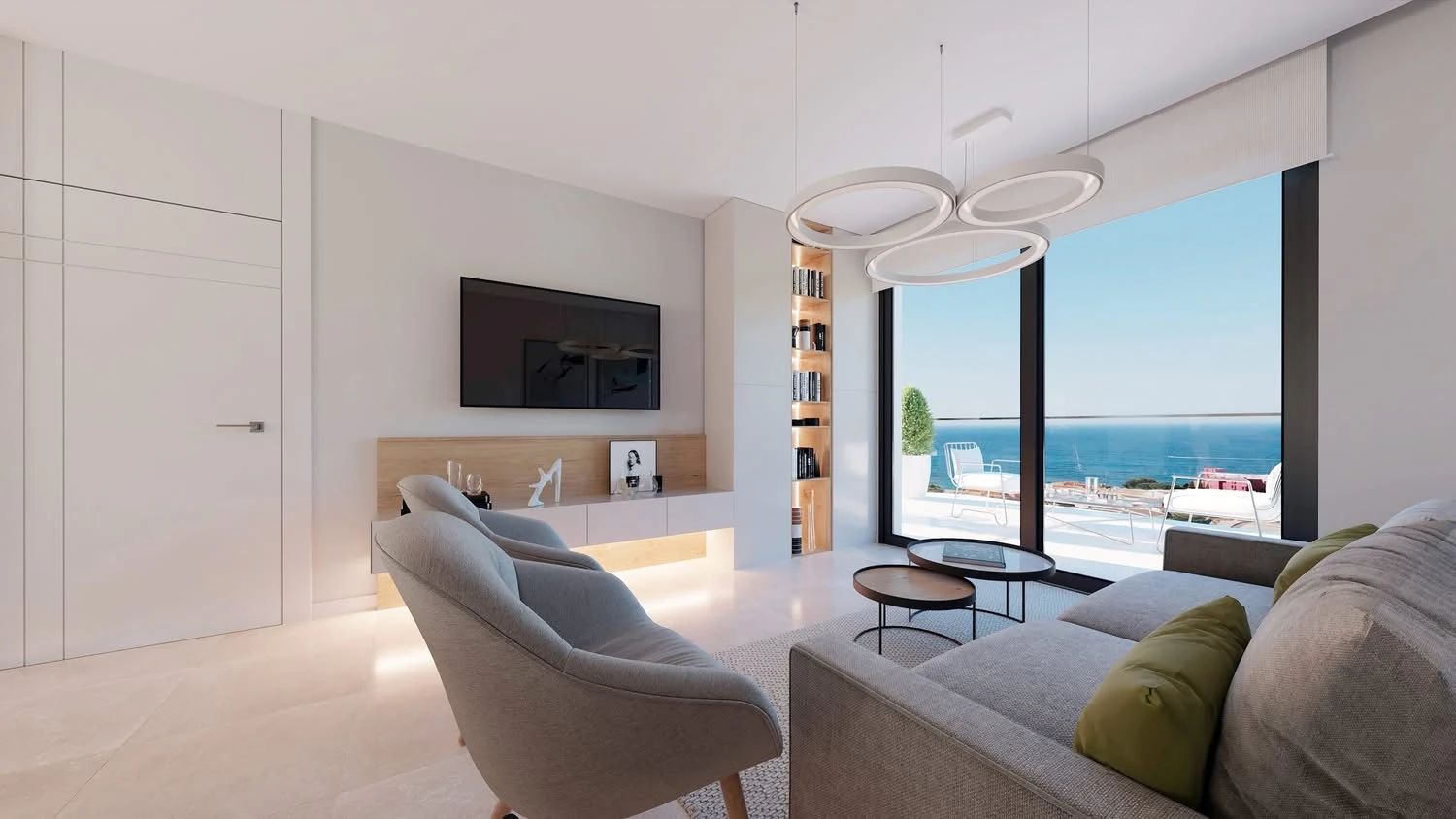 Apartament în construcție pe prima linie a plajei de vânzare în Villajoyosa - Octombrie 2027