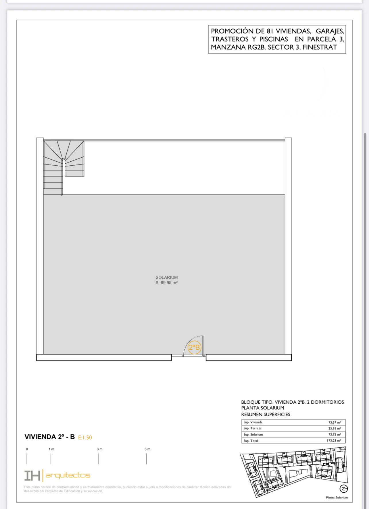 Penthouse nou complet mobilat cu terasă de 73 m² deasupra, de vânzare în Finestrat / Benidorm Costa Blanca.