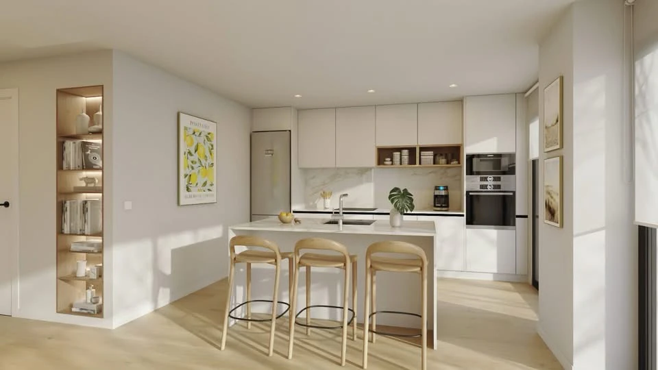 Apartament modern cu 3 dormitoare și grădină de vânzare în La Nucía - Finalizare 1T 2028