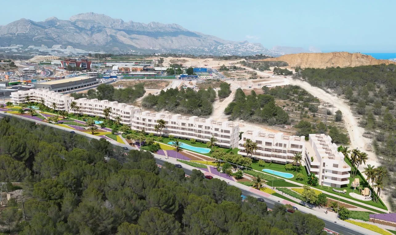 Apartament nou cu grădină privată de vânzare în La Nucía – orașul sportului și al stilului de viață mediteranean