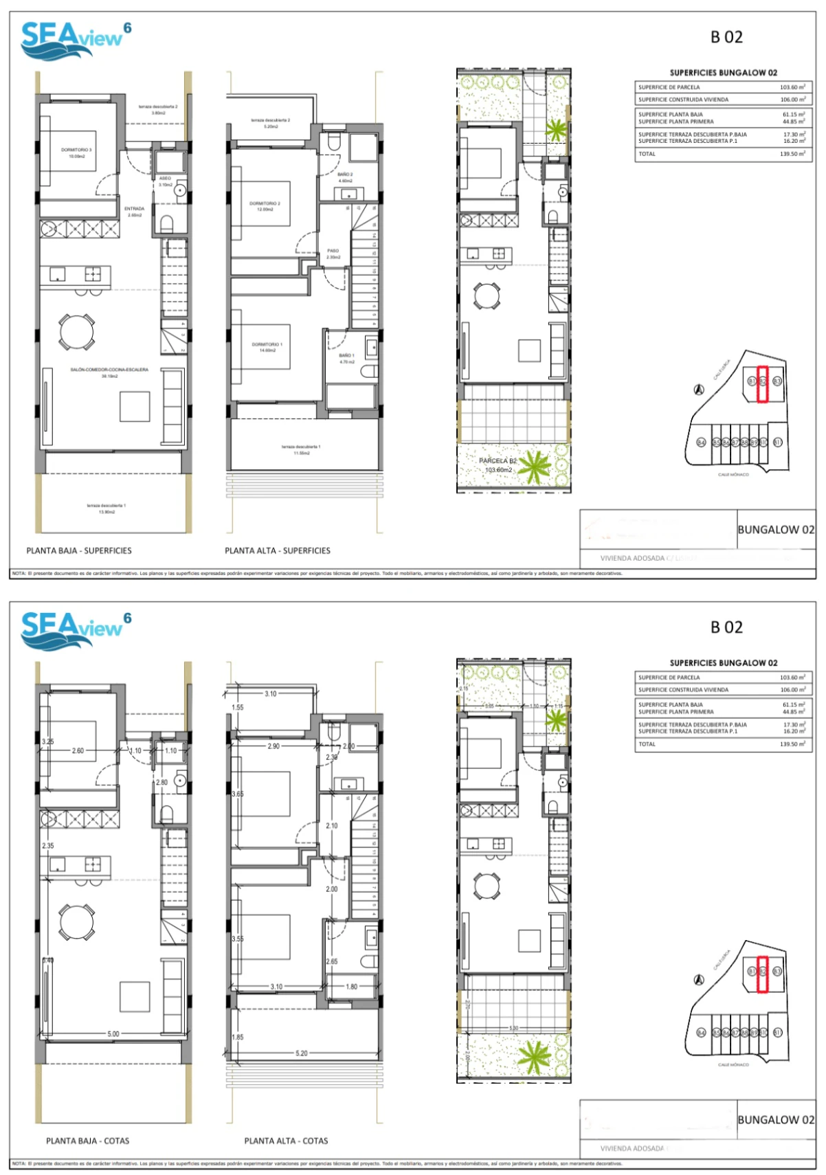 Villas adosadas en venta Sierra Cortina