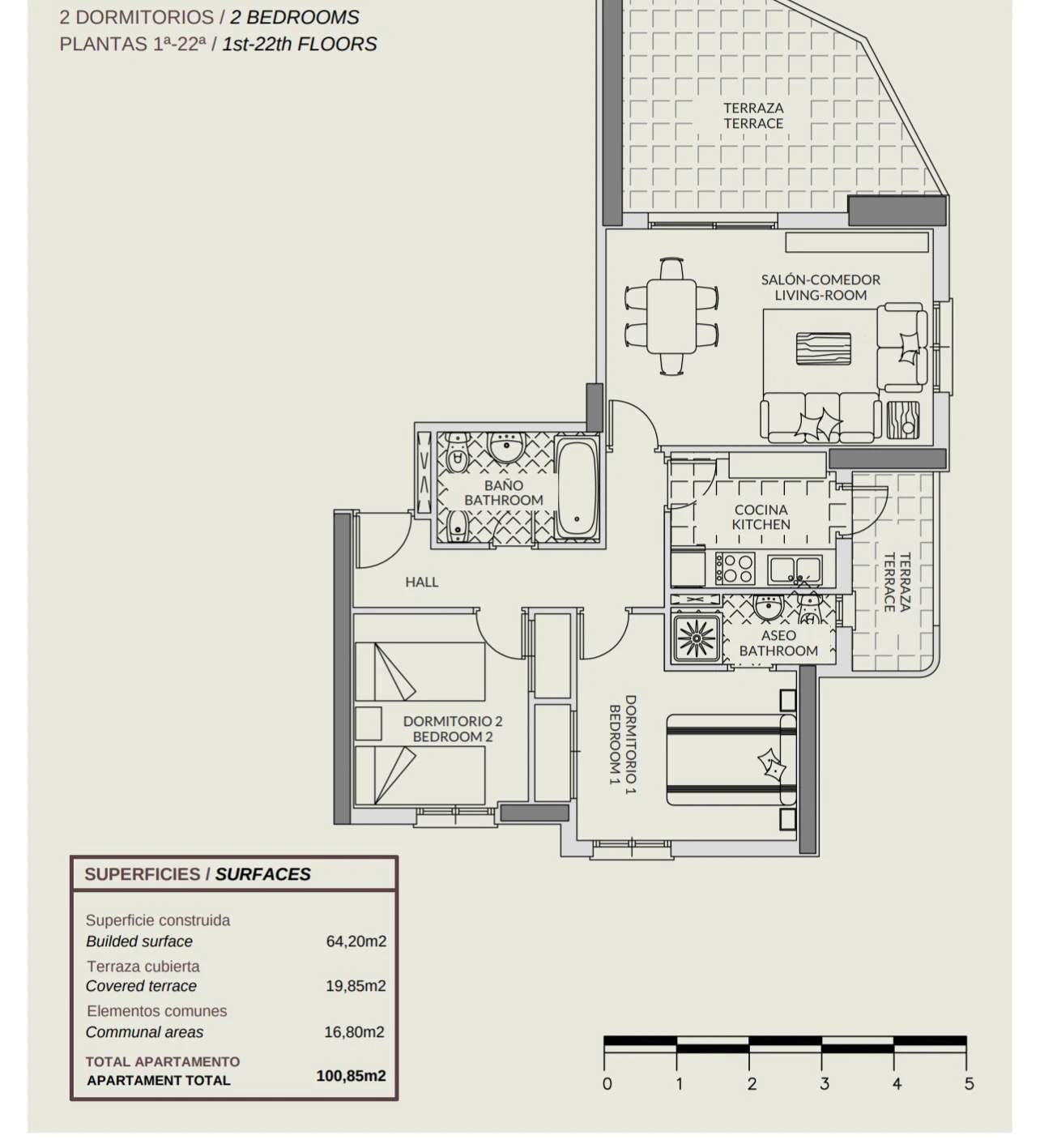 Apartament modern aproape de plajă de vânzare în Calpe – Plaja La Fossa