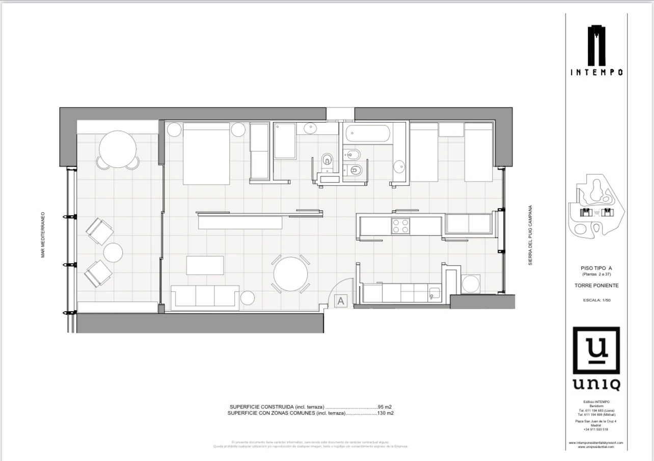 Apartament de lux cu vedere la mare în Intempo