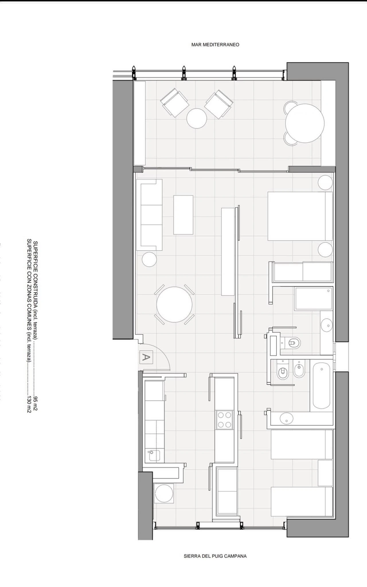 Apartamento de lujo en el 37º piso con vistas panorámicas al mar en Benidorm