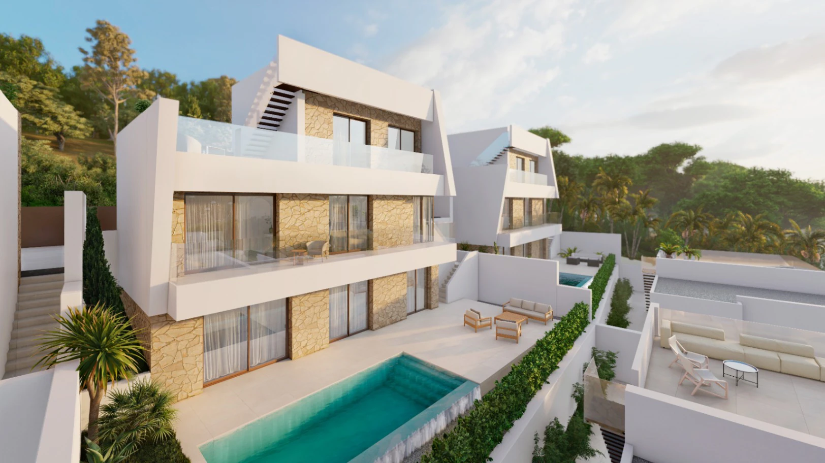 Vila la cheie cu piscină de vânzare în Finestrat