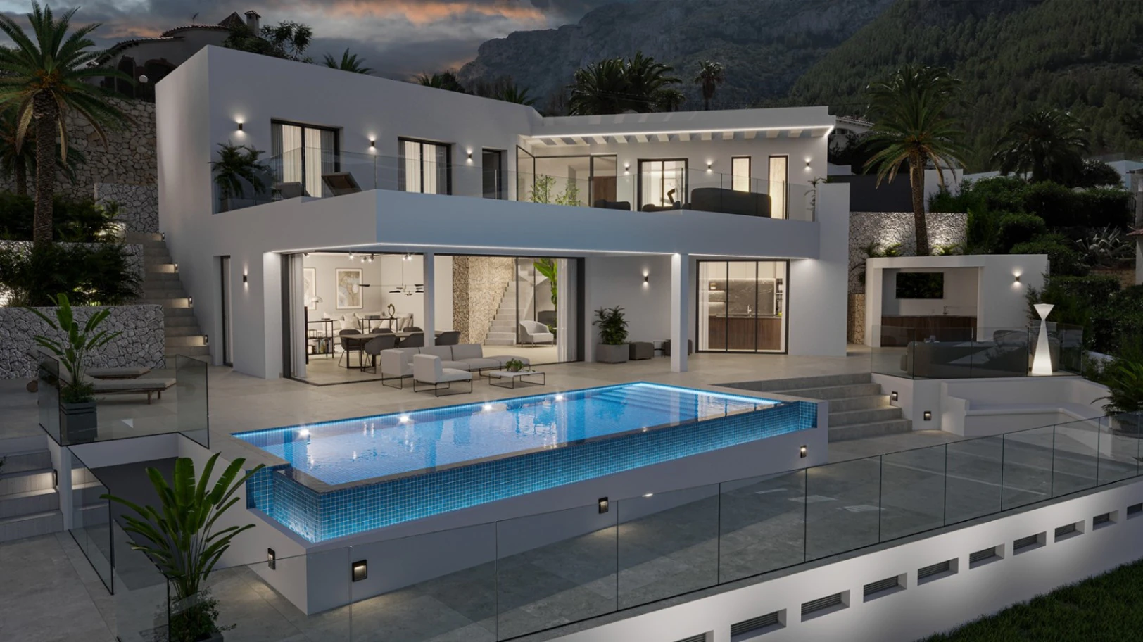 Modern villa with spectacular views Denia