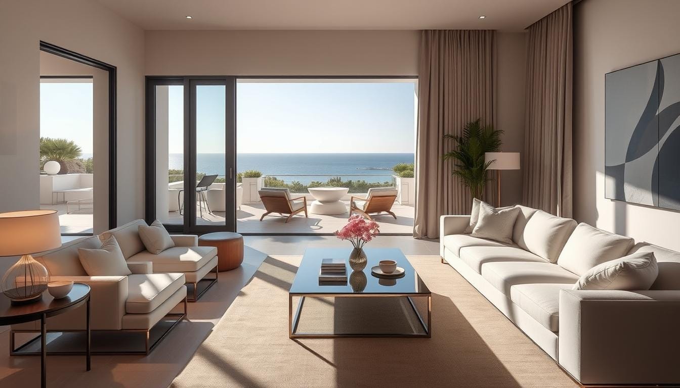 Interieur van een luxe villa aan de Costa Blanca, voorbereid met professionele home staging