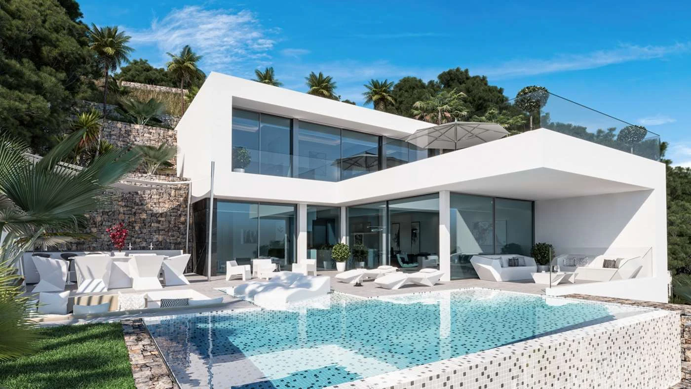 New construction: Modern villa with sea views in Calpe