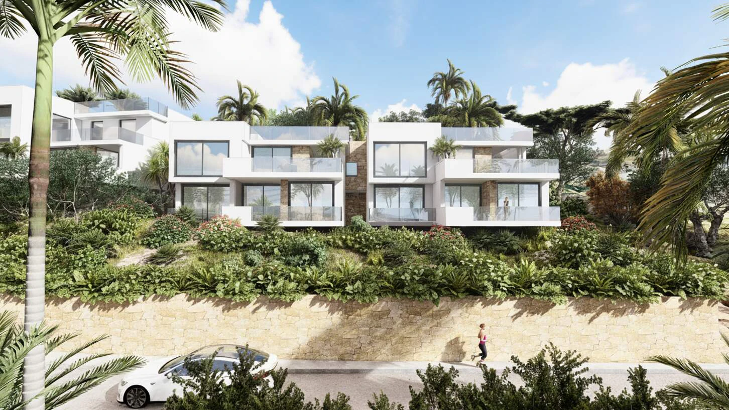 Vile de lux contemporan în construcție în Sierra de Altea, Costa Blanca