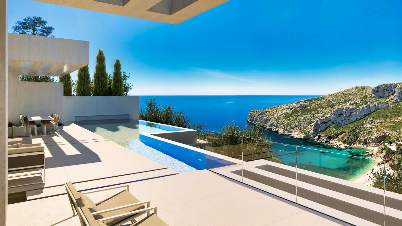 Vilă de lux cu vedere uluitoare la mare în Javea